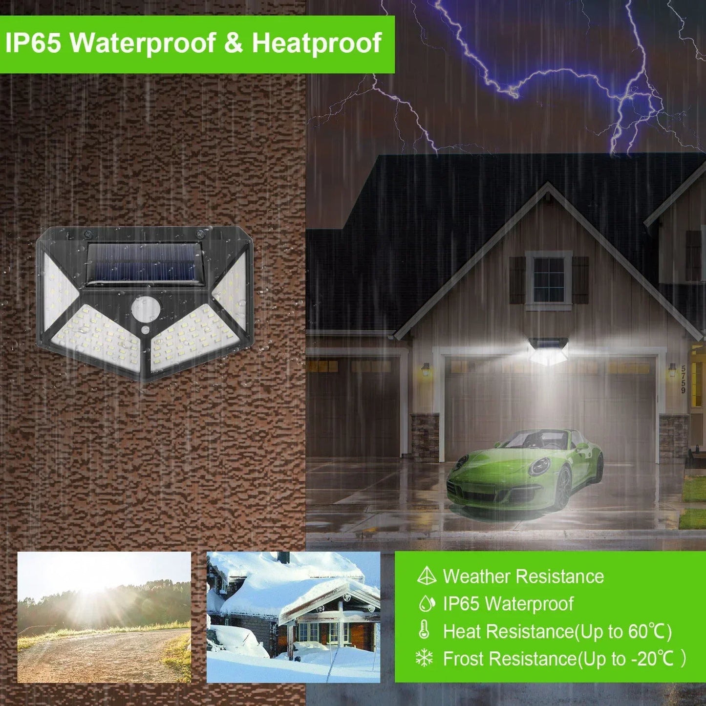 Multifunctional Solar Lamp Outdoor Garden Decoration Solar LED Light Waterproof Sunlight Powered Spotlight with Motion Sensor Beauty World Shop
