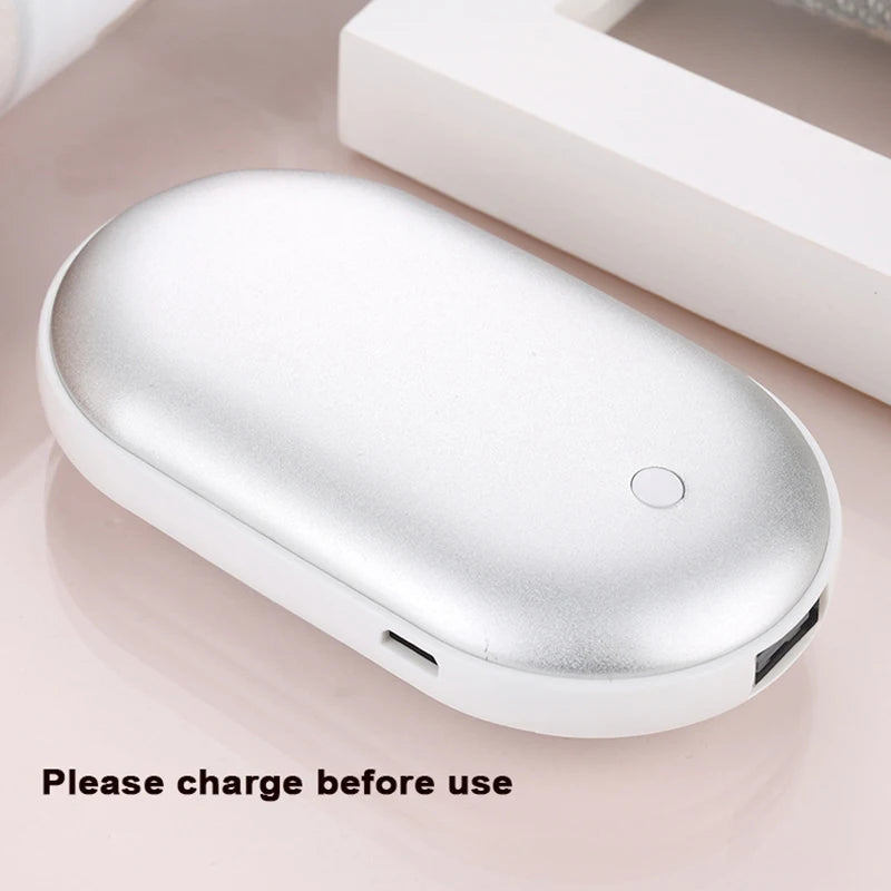 Ultra thin double-sided heating hand warmer with one click switch to 3 temperature levels, versatile for hand and abdominal warm Beauty World Shop
