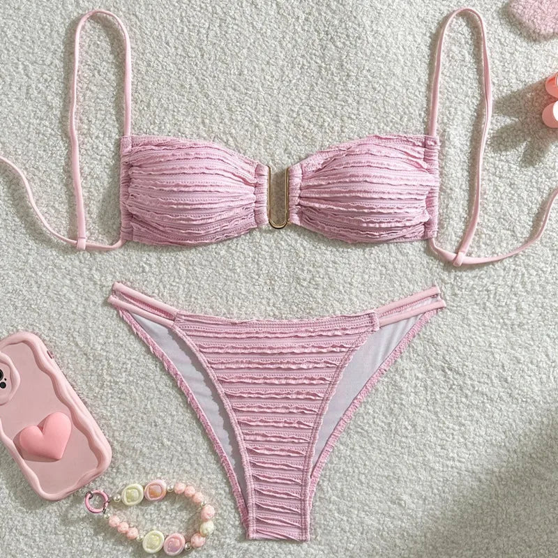 Summer Sexy Bikinis 2026 Women's Swimwear Female Swimsuit For Swim Wear Bathing Suits Brazilian Bikini Set Beachwear Pool Bather Beauty World Shop