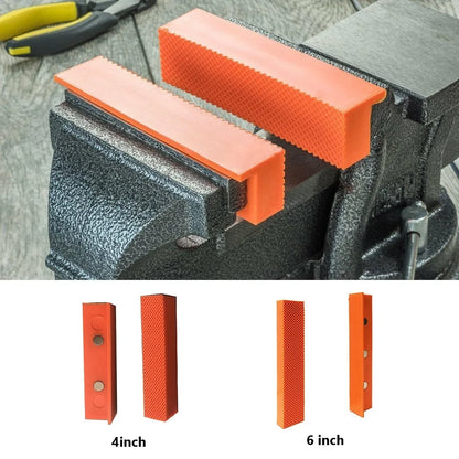 2pcs 4/5/6 Inch Magnetic Soft Pad Jaw Rubber For Metal Vise Bench Machine Tools For Metal Vise Bench Machine Tools Beauty World Shop