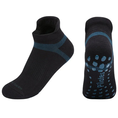 Yoga Socks Men Women Professional Silicone Non-slip Pilates Socks Large Size Indoor Floor Gym Fitness Cotton Dance Sports Socks Beauty World Shop