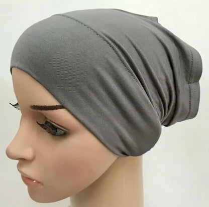 2020 soft modal inner Hijab Caps Muslim stretch Turban cap Islamic Underscarf Bonnet hat female headband tube cap turbante mujer Beauty World Shop