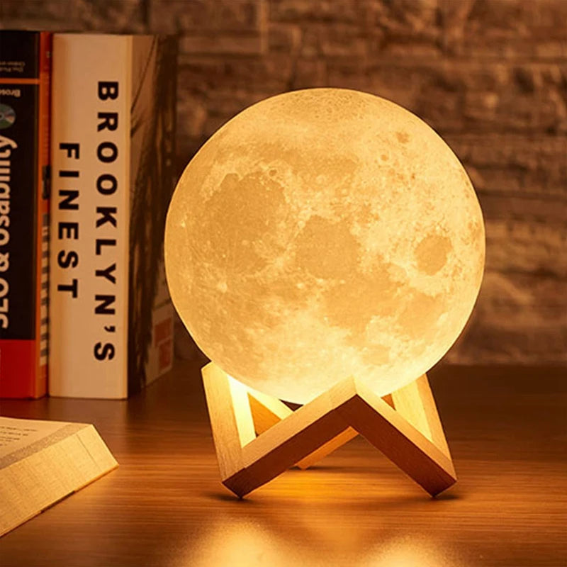 Book Light LED Moon Light Galaxy Light, Moon Night Light, Girl, Boy, Child Birthday Gift, Bedroom Decoration Indoor lighting Beauty World Shop