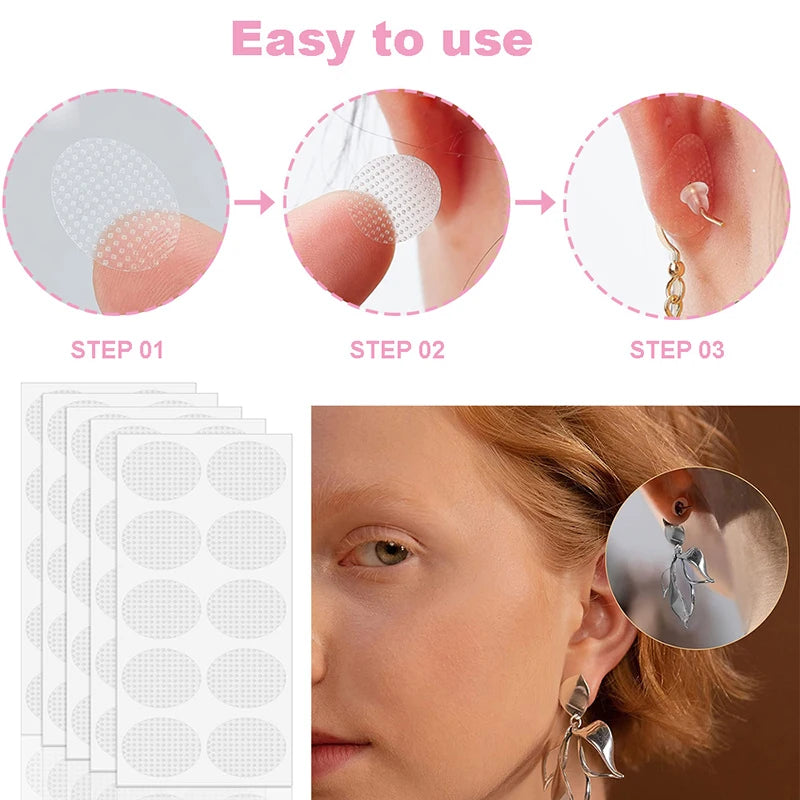 200 Patches Invisible Ear Lift For Ear Lobe Support Tape Perfect For Stretched Ear Lobes And Relieve Strain From Heavy Earrings Beauty World Shop