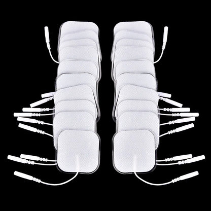 100P/50P 5x5cm Muscle Stimulator Electrode Pads Non-woven Fabric Self Adhesive Replacement Pads for Tens Digital Massage Machine Beauty World Shop