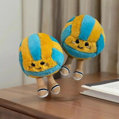 Soft Plush Cartoon Volleyball Toy, Fun Sports-Themed Keychain and Bag Decor Beauty World Shop