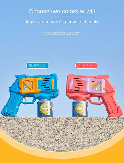 Children Bubble Gun Toy Astronaut Fully Automatic Bubble Machine Bubbles Gun Outdoor Game Fantasy Toy for Boys Girls Gifts Beauty Fashion