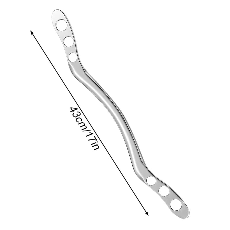 1Pcs Sport Stainless Steel Long Gua Sha Tool-Guasha Long Bar Muscle Scraping Massage Tools-Help Relieve Sore Muscles Soft Tissue Beauty World Shop