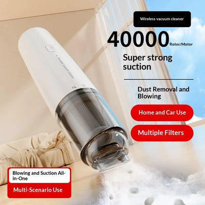 Vacuum Cleaner Mini Car Cleaning Powerful Suction Handheld Car Vacuum Cleaner Rechargeable for Car and Home Auto Vacuum Cleaner Beauty World Shop
