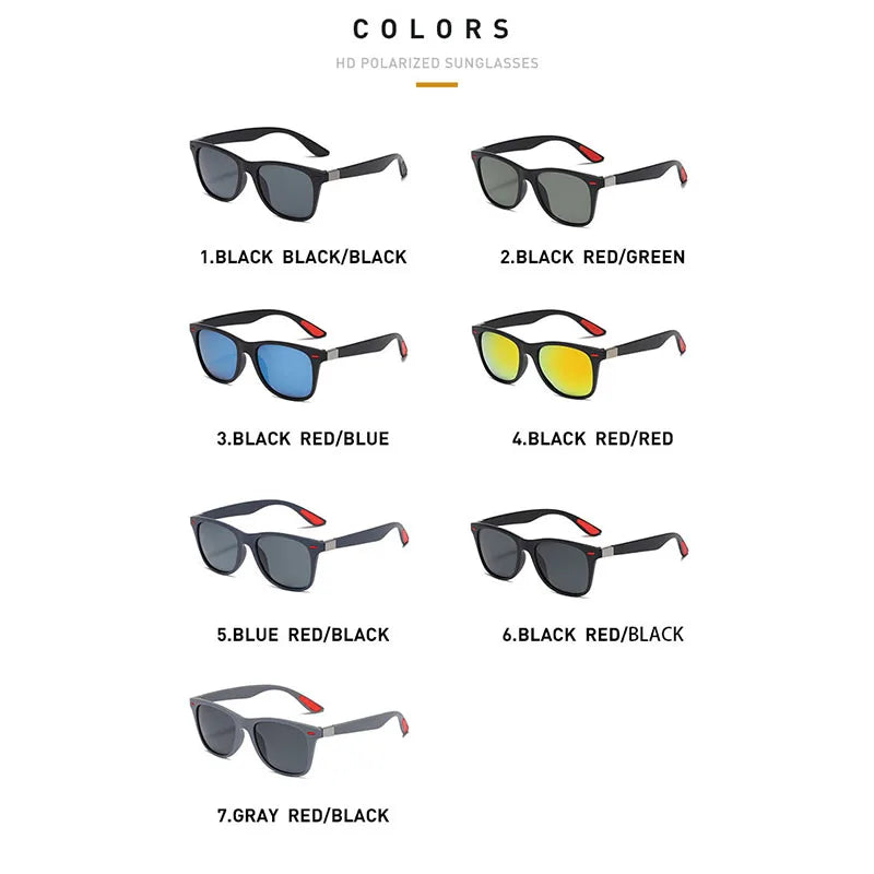 Night Vision Glasses PC Frame Polarized Sunglasses Men Outdoor Sport Sun Glasses Day Night Vision Driver Night Glasses Goggles Beauty World Shop