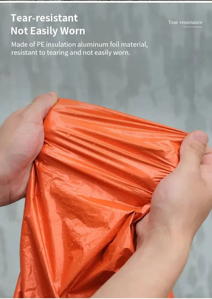 Emergency Raincoat Poncho Waterproof Rainwear Blanket Survival Camping Equipment Cold Insulation Rainwear Camping Equipment Beauty World Shop