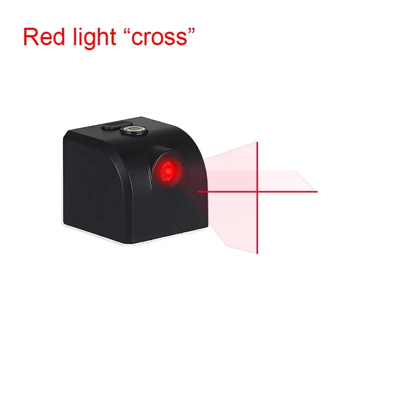Powerful Laser Level Mini Horizontal And Vertical Cross Lines Super Green Portable Laser Level Location Line For USB Charge DIY Beauty World Shop