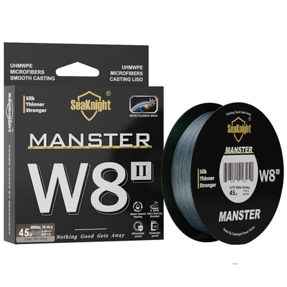 SeaKnight Brand W8 II Series 500M 8 Strands Fishing Line Advanced Braided PE Line anti-UV Seawater proof coating Fishing Line Beauty World Shop