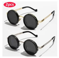 2025 Fashion New Unisex Handmade ND9 Level Sunglasses Stepless Rotating Filter Retro Polarized Sunglass Cycling Sports Glassees Beauty World Shop