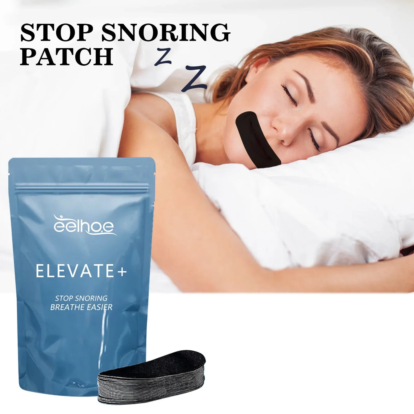 Stop Snoring Patch Nose Breathing Correction Improve Sleeping Promoting Better Breath Portable Night Sleep Mouth Orthosis Tape Beauty Trend Shop