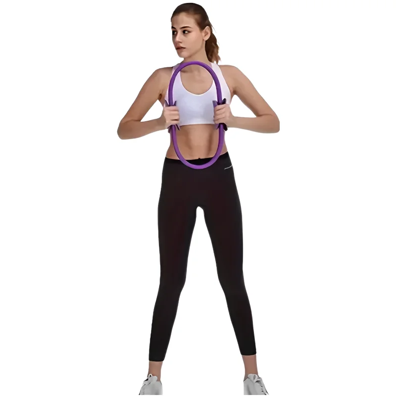 1Pcs Brand New Yoga Fitness Ring Circle Pilates Women Girl Exercise Home Resistance Elasticity Gym Workout Accessories Beauty World Shop