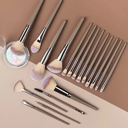 Professional 3-20PCS Makeup Brushes Set Soft Fluffy Foundation Eyeshadow Concealer Blending Blush Brush Kabuki Women Beauty Tool Beauty World Shop