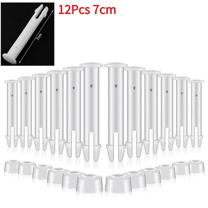 12/24Pcs Replacement Plastic Pool Joint Pins for Intex Round Metal Frame Pools with Rubber Seals Lock Set Swimming Pool Parts Beauty World Shop