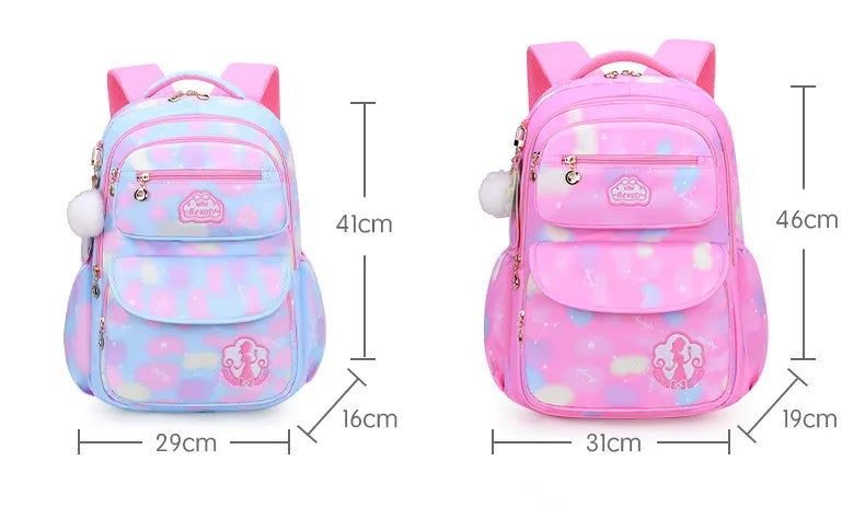 Girl School Bag Backpack Back Pack For Teenager Women Children Female Pink Schoolbag Primary High Bagpack Class Teens Child Kids Beauty World Shop