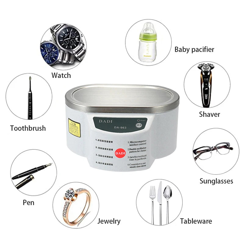 Digital Ultrasonic Cleaner Bath For Jewelry Parts Glasses Manicure Stones Cutters Dental Razor Ultrasound Cleaner Machine Beauty World Shop