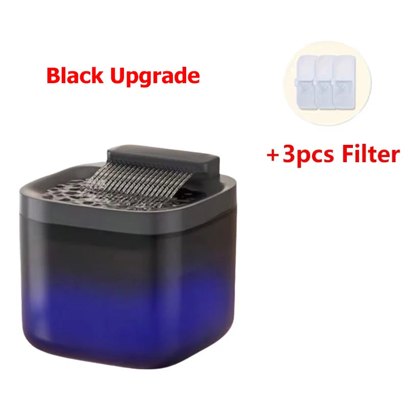Pet Water Fountain With 3pcs Filter chips Auto circulation 3L large capacity Ideal for cats & dogs Replacement Filter for sale