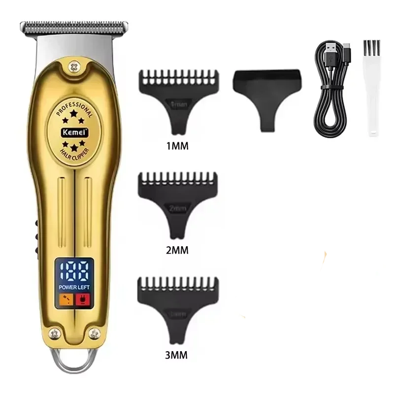 Kemei Hair Clippers KM-2628 KM-678 KM-2024 Professional Electric Beard Clipper Rechargeable Men's Shaver Hair Trimmer Kit Men Beauty Trend Shop