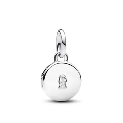 2025 New S925 Silver Spring Ball Bear Cross Pendant Suitable for Original Bracelets DIY Accessories Women's Charm Jewelry Gifts Beauty World Shop