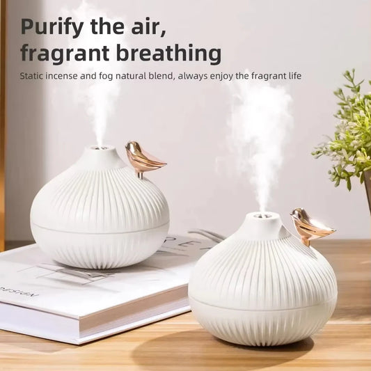 Humidifier Scented  Creative Onion Shape Can Do Night Light Quiet Sleep Desktop Office Air Conditioning Room Water Supply USB ﻿ Beauty World Shop