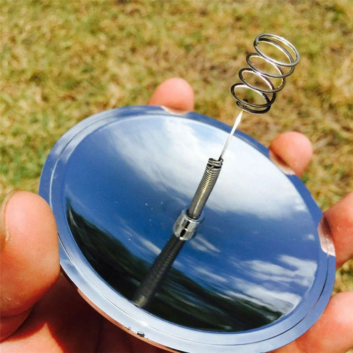 Solar Lighter Outdoor Fire Ignition Waterproof Windproof Emergency Travel Kits Portable Camping Hiking Wild Survival Tool Gear Beauty World Shop
