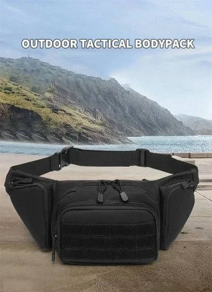 Packs for Men Nylon Shoulder Hiking Tactical Multi-function Waist Pack Fanny  Mobile Phone Bag Sports High-capacity Waist Bag Beauty World Shop