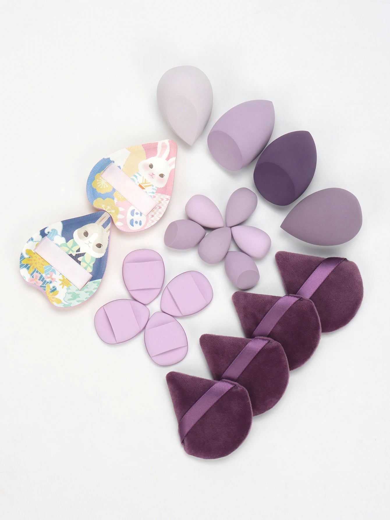 20 Pcs Pink Makeup Sponge and Makeup Puff Set Suitable for Face Cream and Powder Concealer Powder Makeup Machine Beauty World Shop
