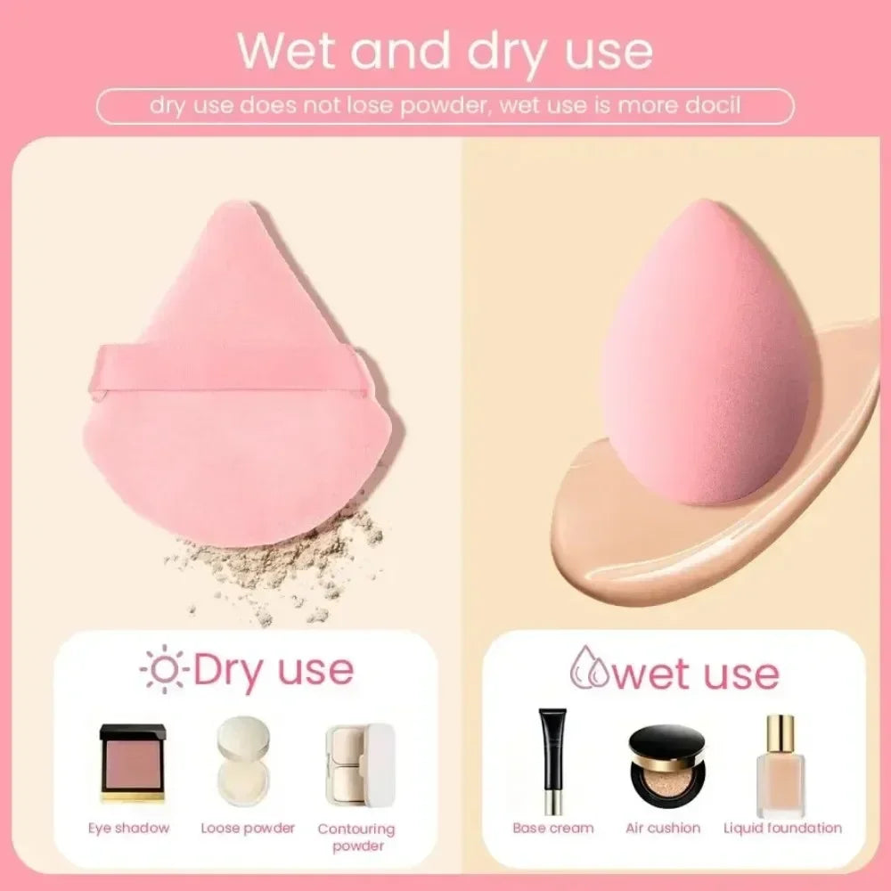 12pc Makeup Sponge Blender Beauty Egg Set Foundation Sponges Liquid Cream Cosmetic Puff Women Make Up Accessories Cosmetics Tool Beauty World Shop