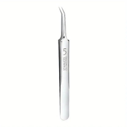 Easy-To-Use Stainless Steel Acne Extractor Set - Hypoallergenic Beauty Tweezers For Clear Skin, Perfect For Beginners Beauty Fashion