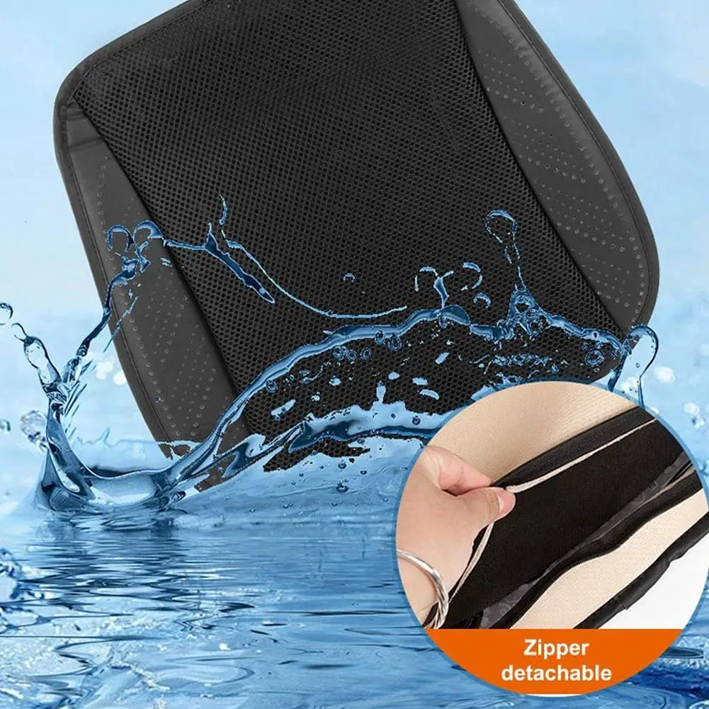 Summer Universal Car Cooling Cushion with 5/8 Fans, Three Wind Adjustment Cooled Chair Pad USB Seat Cushion Interior Accessories Beauty World Shop