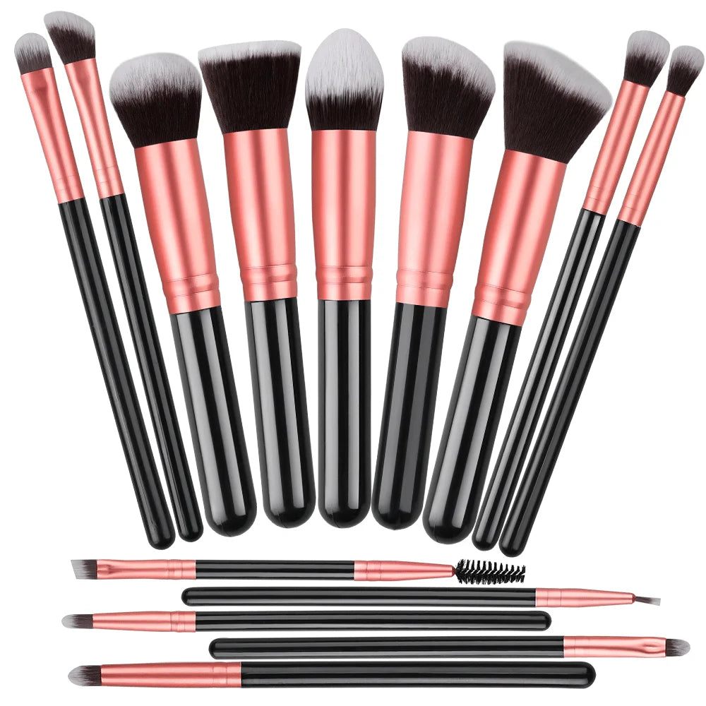 Professional 14/16PCS Makeup Brushes Set Soft Fluffy Eye Shadow Foundation Blush Powder Concealers Female Cosmetics Beauty Tools Beauty World Shop