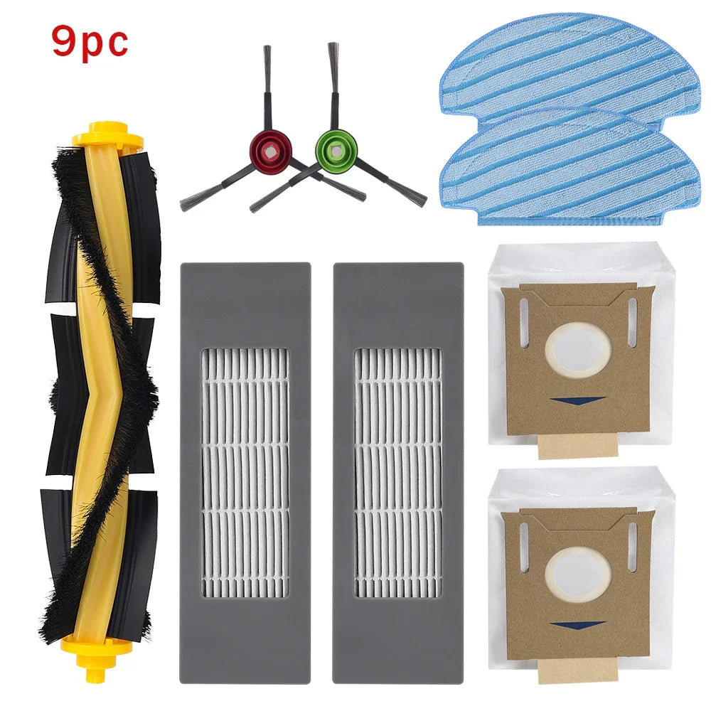 Accessories For ECOVACS Deebot T8 AIVI N8 Pro AIVI N9 N10 N10 Plus Side Brush,Main Brush,  Filter, Dust Bag,Hepa Filter Beauty World Shop