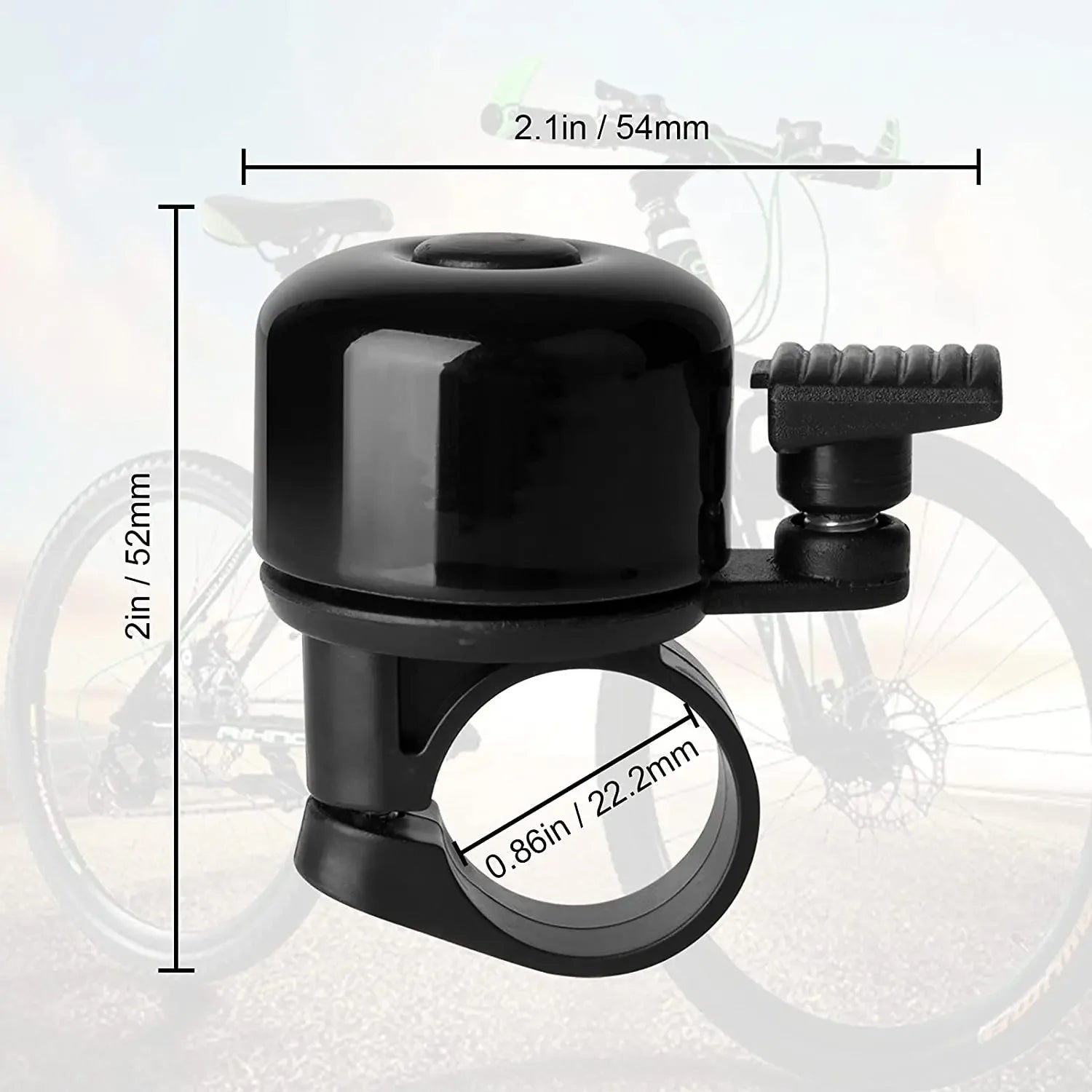 Bicycle Bell Small Size Alloy Mountain Road Bike Horn Sound Alarm For Safety Cycling Handlebar Bicycle Call Accessories Beauty World Shop