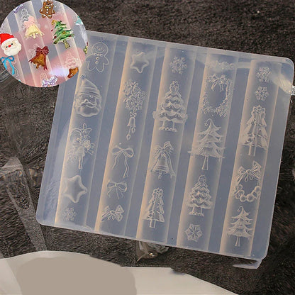 3D Reusable Soft Silicone Embossed Nail Art Mold Featuring Bows,Butterfly and Flower for DIY Nail Art &Charm Decoration Suppliy Beauty Trend Shop