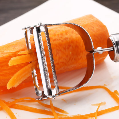 High Quality Stainless Steel Potato Cucumber Carrot Grater Julienne Peeler Vegetables Fruit Peeler Vegetable Slicer Beauty World Shop