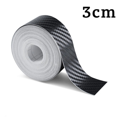 1-10m Nano Carbon Fiber Car 3D Tape Sticker Door Mirror Paste Protector Strip DIY Protection Protective Film Waterproof Adhesive Beauty World Shop