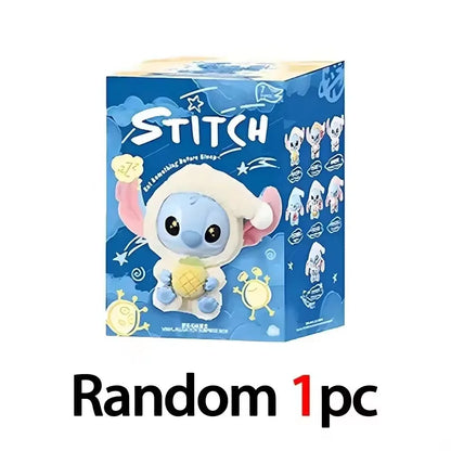 Disney 2025  Pin Eating Bedtime Series Blind Plush Toy Cute Doll Box Mysterious Hanging Bag Decorative Gif Beauty World Shop