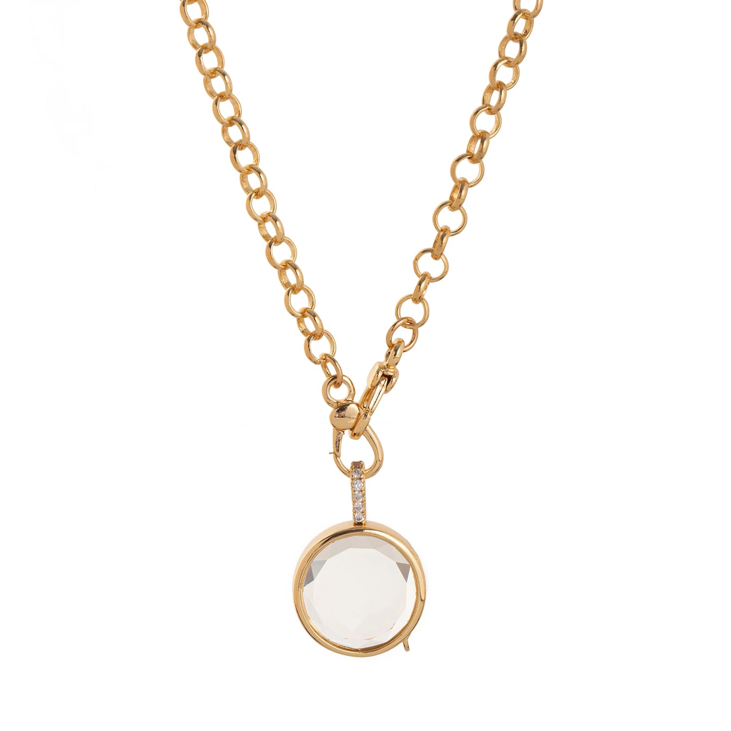 Heart of the Ocean can be opened necklace, water droplet pendant, niche cute small object, collarbone chain, color preservation Beauty World Shop