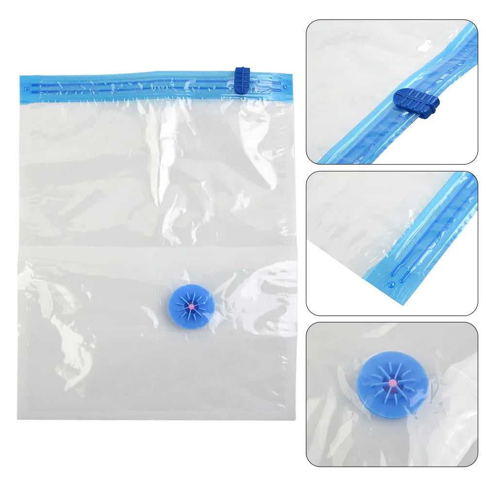 Vacuum Storage Bags With Valve Folding Compressed Space Saving Clothes Storage Big Size For Towel Cloth Blanket Beauty World Shop