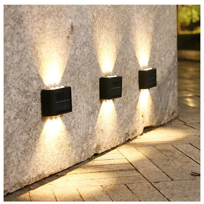Solar LED Outdoor Light Solar Lighting Sensor Lamp Streetlights Exterior Garden Decoration Garland Waterproof Solar Wall Light Beauty World Shop