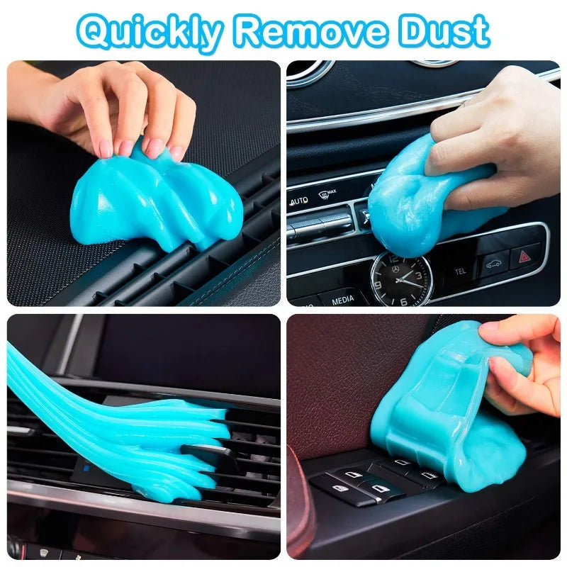 Car Cleaning Gel Slime Magic Mud Auto Interior Computer Keyboard Dirt Clean Dust Remover Gel Car Wash Interior Cleaning Tools Beauty World Shop