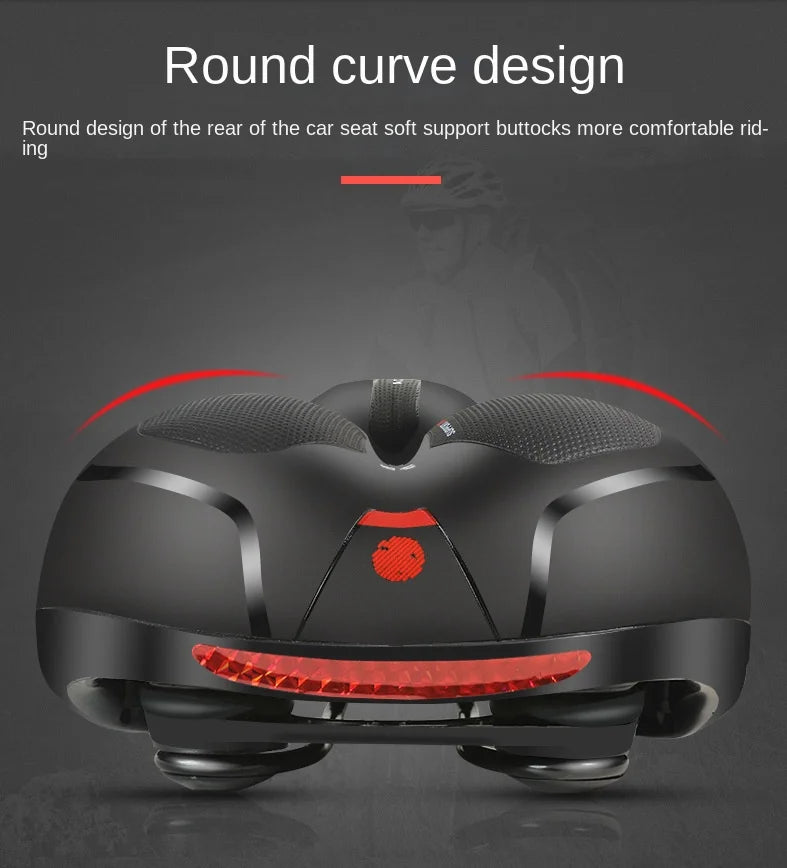 ESLNF Hollow Breathable Bicycle Saddle MTB Road Bike Saddle Shock Absorbing Comfortable Big Butt Bike Seat Bicycle  Accessories Beauty World Shop