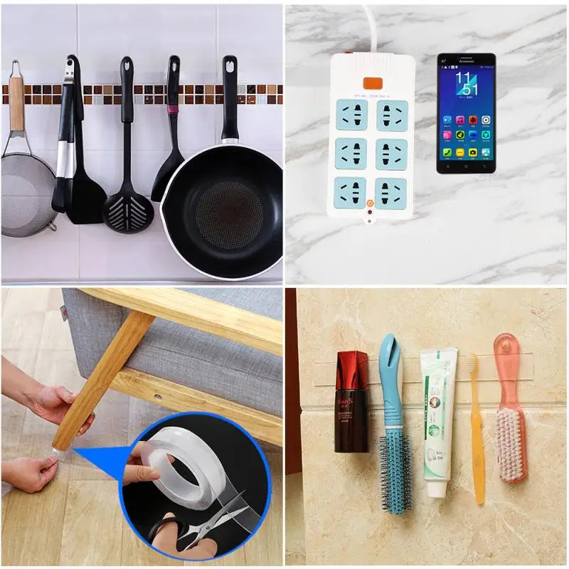 Ultra-strong Double Sided Adhesive Monster Tape Home Appliance Waterproof Wall Stickers Home Improvement Resistant Tapes Beauty World Shop