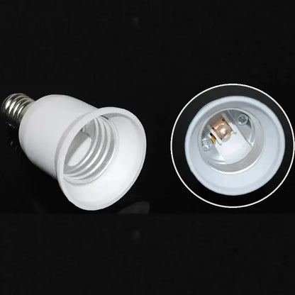 E14 to E27 Lamp Holder Converter Bulb Socket Lamp Base Adapter Plug Extender Sockets for Corn Light Bulbs Spotlight AC 110V-220V Beauty Trend Shop
