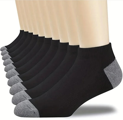10/5/3pairs Breathable Con Sports Stockings Men Bamboo Fiber Autumn and Winter Men Socks Sweat Absorption Deodorant Business Sox Beauty World Shop