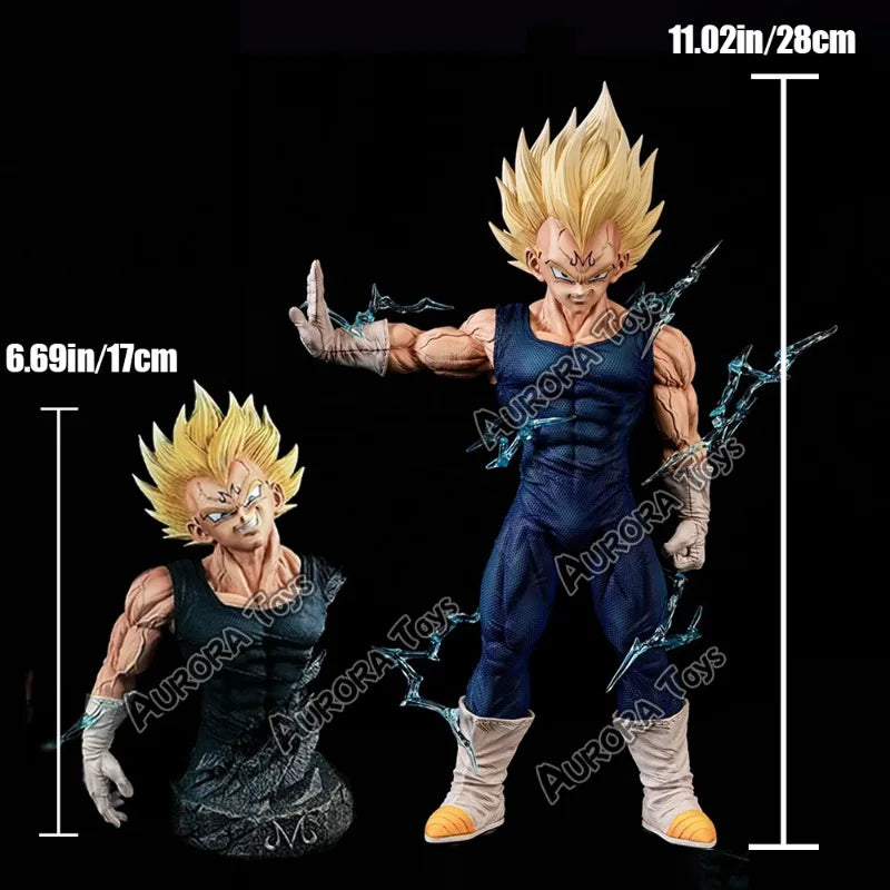 12.6in/32cm Anime Dragon Ball Z Figure Majin Vegeta Figurine PVC Action Figures Collection Model Toys Gifts Beauty World Shop